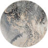 Nourison Maxell Grey Round 53 X 53 Area Rug 805-141738 Thumb 0