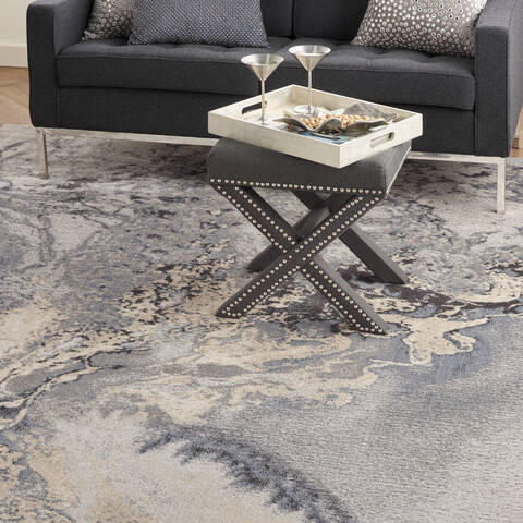 Nourison Maxell Grey 90 X 120 Area Rug 805-141742 Image 4