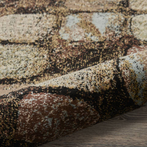 Nourison Modesto Grey 710 X 106 Area Rug 805-141756 Image 2