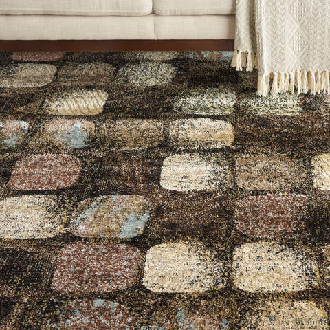 Nourison Modesto Grey 710 X 106 Area Rug 805-141756 Image 4