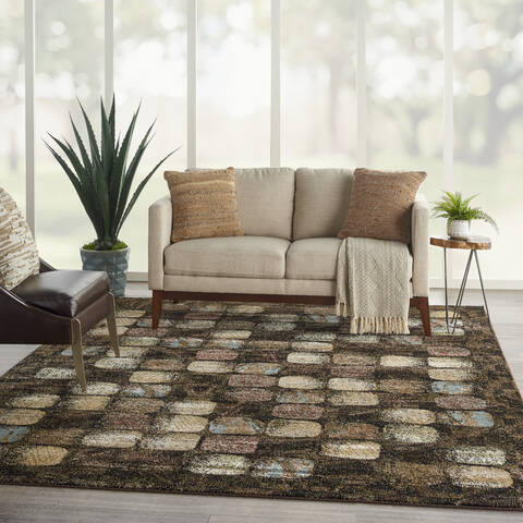 Nourison Modesto Grey 710 X 106 Area Rug 805-141756 Image 5
