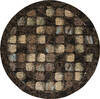 Nourison Modesto Grey Round 710 X 710 Area Rug 805-141757 Thumb 0