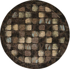 Nourison Modesto Grey Round 7'10" X 7'10" Area Rug  805-141757