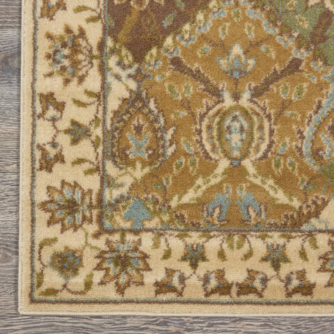 Nourison Modesto Beige Runner 22 X 73 Area Rug 805-141758 Image 1