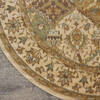 Nourison Modesto Beige Round 53 X 53 Area Rug  805-141761 Thumb 1