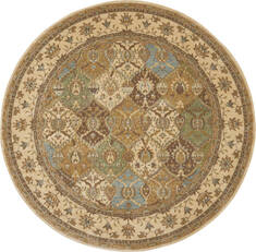 Nourison Modesto Beige Round 5'3" X 5'3" Area Rug  805-141761