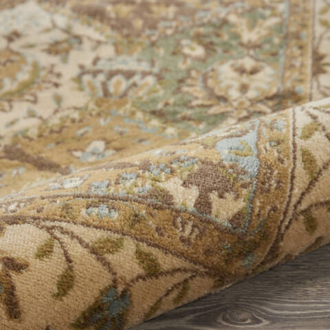 Nourison Modesto Beige Round 710 X 710 Area Rug 805-141764 Image 2