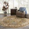 Nourison Modesto Beige Round 710 X 710 Area Rug  805-141764 Thumb 3