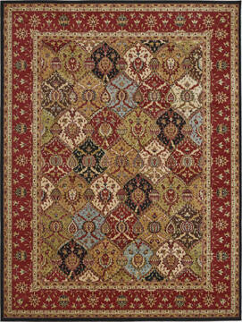 Nourison Modesto Multicolor Rectangle 7x10 ft Polypropylene Carpet 141769