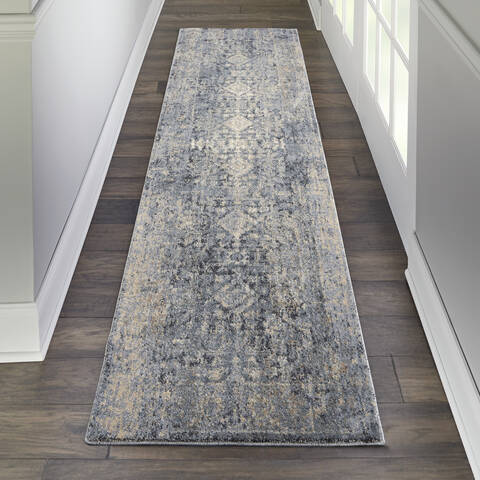 Nourison Moroccan Celebration Grey Runner 22 X 76 Area Rug 805-141775 Image 3