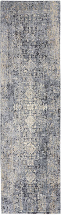 Nourison Moroccan Celebration Grey Runner 22 X 76 Area Rug 805-141775 Image 0