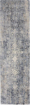 Nourison Moroccan Celebration Grey Runner 6 to 9 ft Polyester Carpet 141775