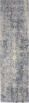 Nourison Moroccan Celebration Grey Runner 2'2" X 7'6" Area Rug  805-141775