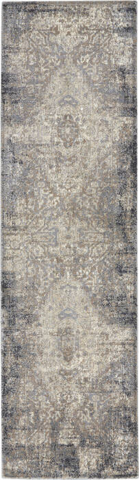 Nourison Moroccan Celebration Grey Runner 22 X 76 Area Rug 805-141778 Image 0