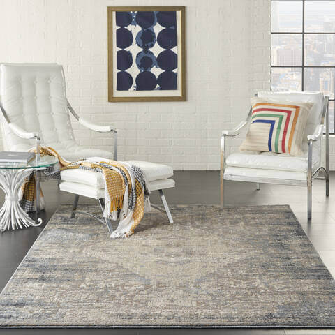 Nourison Moroccan Celebration Grey 310 X 510 Area Rug 805-141779 Image 3