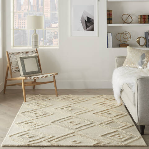 Nourison Moroccan Court Beige 50 X 70 Area Rug 805-141787 Image 3