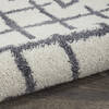 Nourison Moroccan Shag White 22 X 40 Area Rug 805-141791 Thumb 2