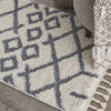 Nourison Moroccan Shag White 22 X 40 Area Rug 805-141791 Thumb 4