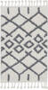 Nourison Moroccan Shag White 22 X 40 Area Rug  805-141791 Thumb 0