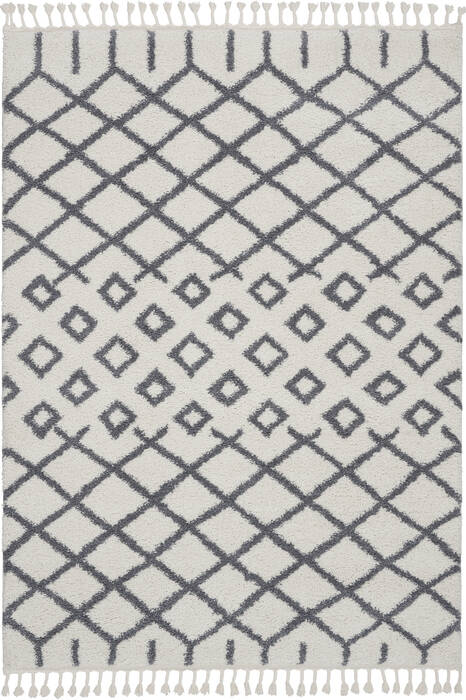 Nourison Moroccan Shag White 311 X 67 Area Rug 805-141793 Image 0