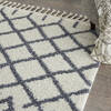 Nourison Moroccan Shag White 311 X 67 Area Rug 805-141793 Thumb 4