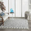 Nourison Moroccan Shag White 311 X 67 Area Rug 805-141793 Thumb 5