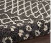 Nourison Moroccan Shag Grey 22 X 40 Area Rug 805-141797 Thumb 2
