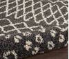 Nourison Moroccan Shag Grey 22 X 40 Area Rug  805-141797 Thumb 2