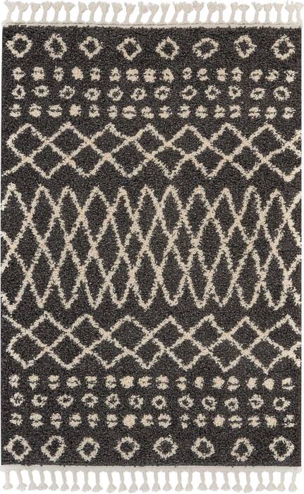 Nourison Moroccan Shag Grey 311 X 67 Area Rug 805-141799 Image 0