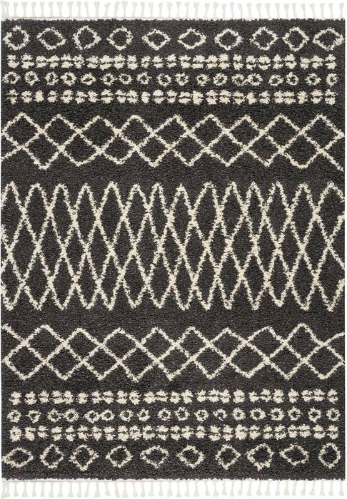 Nourison Moroccan Shag Grey 53 X 711 Area Rug 805-141800 Image 0