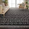 Nourison Moroccan Shag Grey 710 X 106 Area Rug 805-141801 Thumb 3