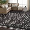 Nourison Moroccan Shag Grey 93 X 129 Area Rug 805-141802 Thumb 5
