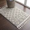 Nourison Moroccan Shag Grey 22 X 40 Area Rug 805-141803 Thumb 4