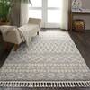 Nourison Moroccan Shag Grey 53 X 711 Area Rug  805-141810 Thumb 3