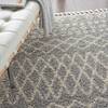 Nourison Moroccan Shag Grey 53 X 711 Area Rug 805-141810 Thumb 4