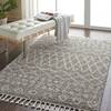 Nourison Moroccan Shag Grey 53 X 711 Area Rug  805-141810 Thumb 5