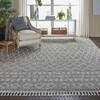Nourison Moroccan Shag Grey 710 X 106 Area Rug 805-141811 Thumb 3