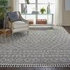 Nourison Moroccan Shag Grey 710 X 106 Area Rug  805-141811 Thumb 3