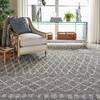 Nourison Moroccan Shag Grey 710 X 106 Area Rug 805-141811 Thumb 4