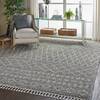 Nourison Moroccan Shag Grey 710 X 106 Area Rug 805-141811 Thumb 5