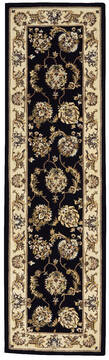Nourison Nourison 2000 Black Runner 2'3" X 8'0" Area Rug  805-141816