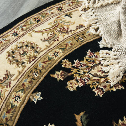 Nourison Nourison 2000 Black Round 60 X 60 Area Rug 805-141822 Image 4