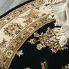 Nourison Nourison 2000 Black Round 60 X 60 Area Rug 805-141822 Thumb 4