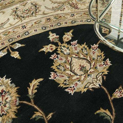 Nourison Nourison 2000 Black Round 80 X 80 Area Rug 805-141823 Image 4