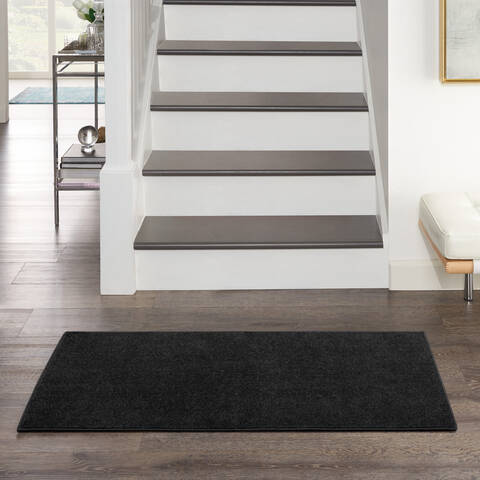 Nourison Nourison Essentials Black 20 X 40 Area Rug 805-141829 Image 3