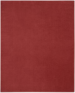 Nourison Nourison Essentials Red Rectangle 7x10 ft Polypropylene Carpet 141842