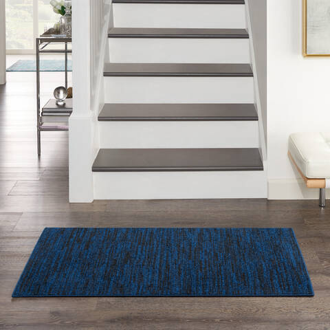 Nourison Nourison Essentials Blue 20 X 40 Area Rug 805-141853 Image 3