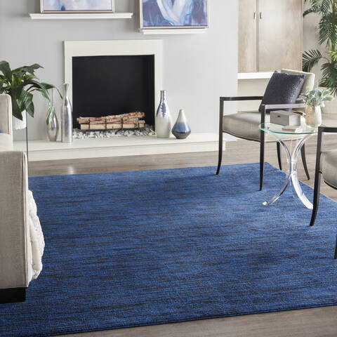 Nourison Nourison Essentials Blue 70 X 100 Area Rug 805-141854 Image 3