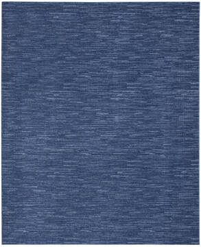 Nourison Nourison Essentials Blue Rectangle 8x10 ft Polypropylene Carpet 141859