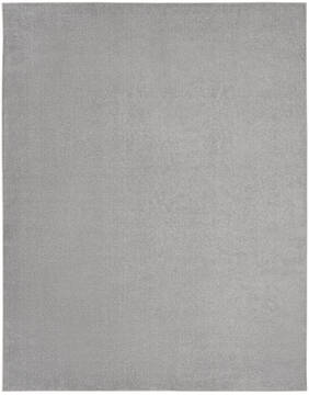 Nourison Nourison Essentials Grey Rectangle 7x10 ft Polypropylene Carpet 141866